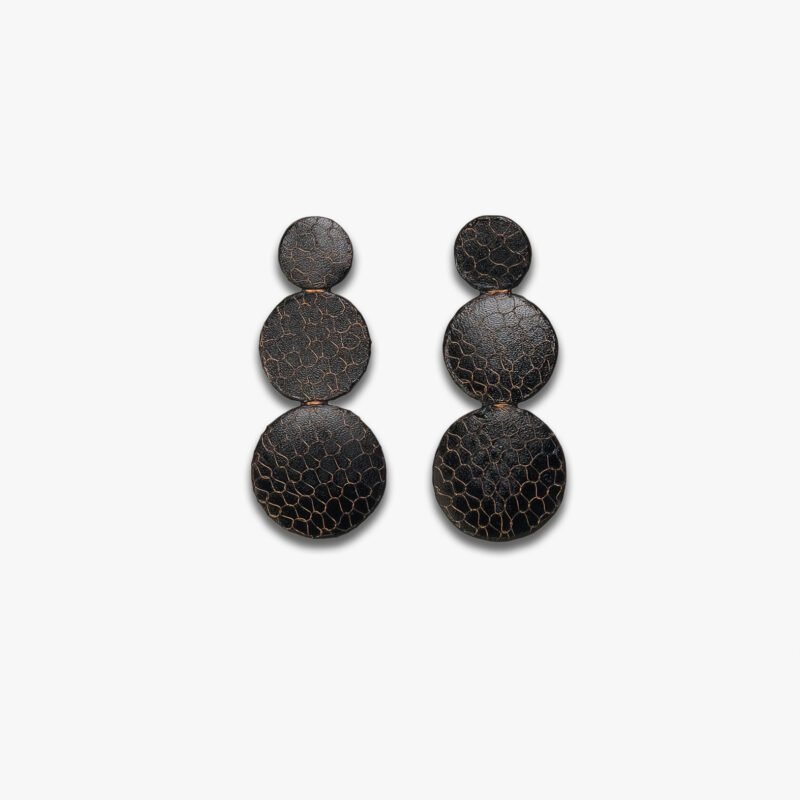 Boucles d'oreilles Wired Orbit Leather
