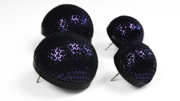 Disco. Cuir texturé,violet. – Image 4
