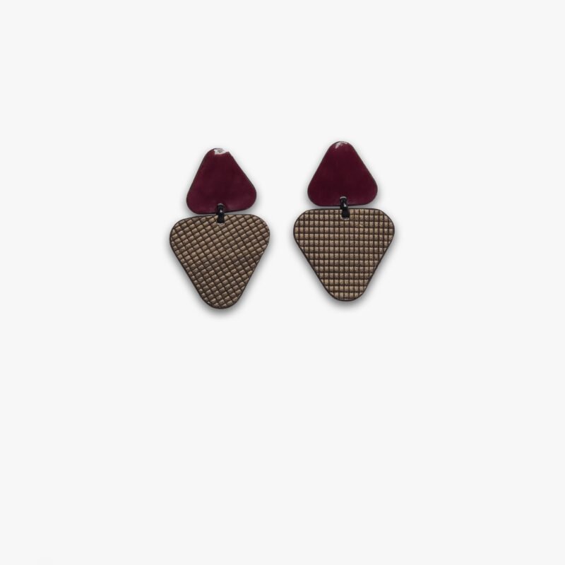 Boucles d’oreilles Inverso Leather